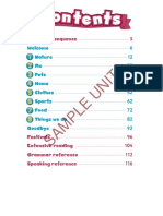 Sample Unit: Scope and Sequence