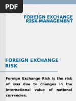 Foreign Exchange Risk Management - 