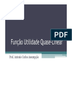 Função utilidade quase-linear