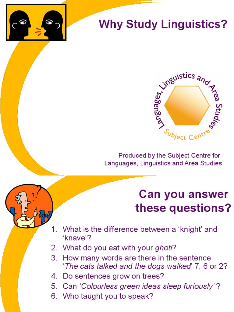 WHY STUDY LINGUISTICS visual data 7