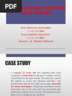 Rheumatology Division Case Report