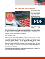 GST and Tax Rate