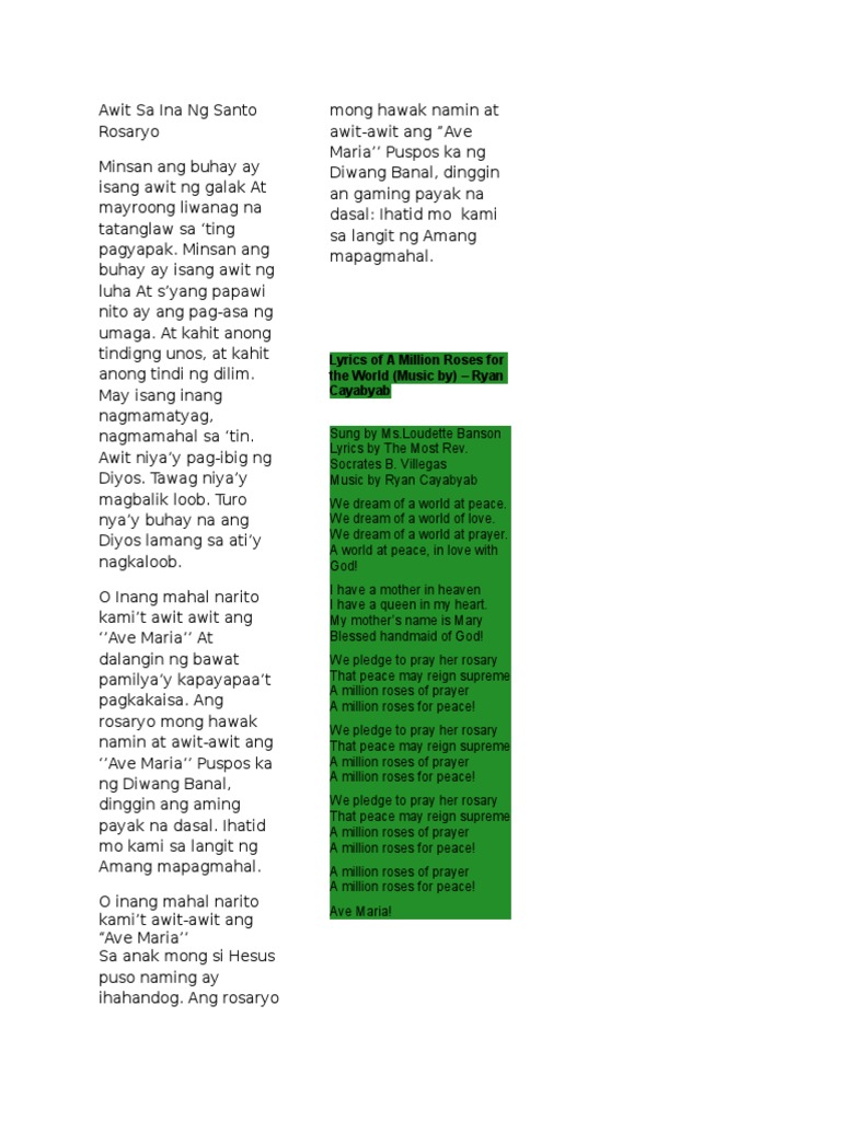 Awit | PDF