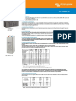 Datasheet GEL and AGM Batteries En