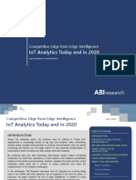 IoT Analytics Today and in 2020 [ABI Research]