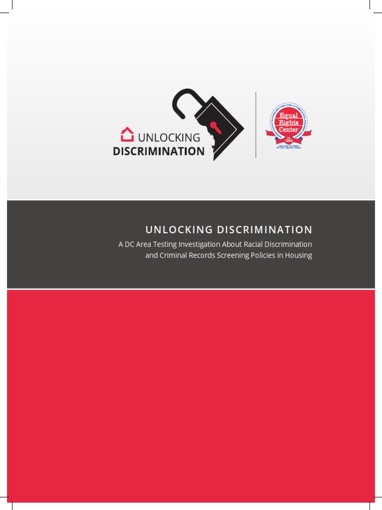 Unlocking Discrimination PDF Housing Discrimination (United States