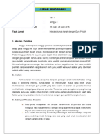 Jurnal Mingguan 1: Bilangan Jurnal: Minggu Praktikum: Tarikh Peristiwa / Kejadian: Tajuk Jurnal