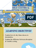 Variable Costing & Absorption Costing