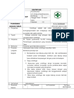 Sop Centrifuge