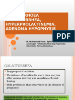 Amenore Galactorea Hyperprolactinemia Adenoma Hypophysis