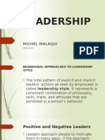 Leadership: Michel Malaqui