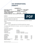 Assignment 1 Format Sample