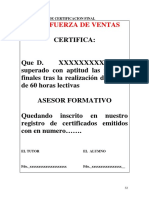 Ejemplo de Certificado