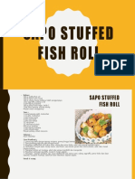 Sapo Stuffed Fish Roll