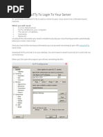 How To Use PuTTy and Commands