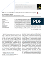 Effective Parameters For Calculating Discharge Coef Sluice Gates