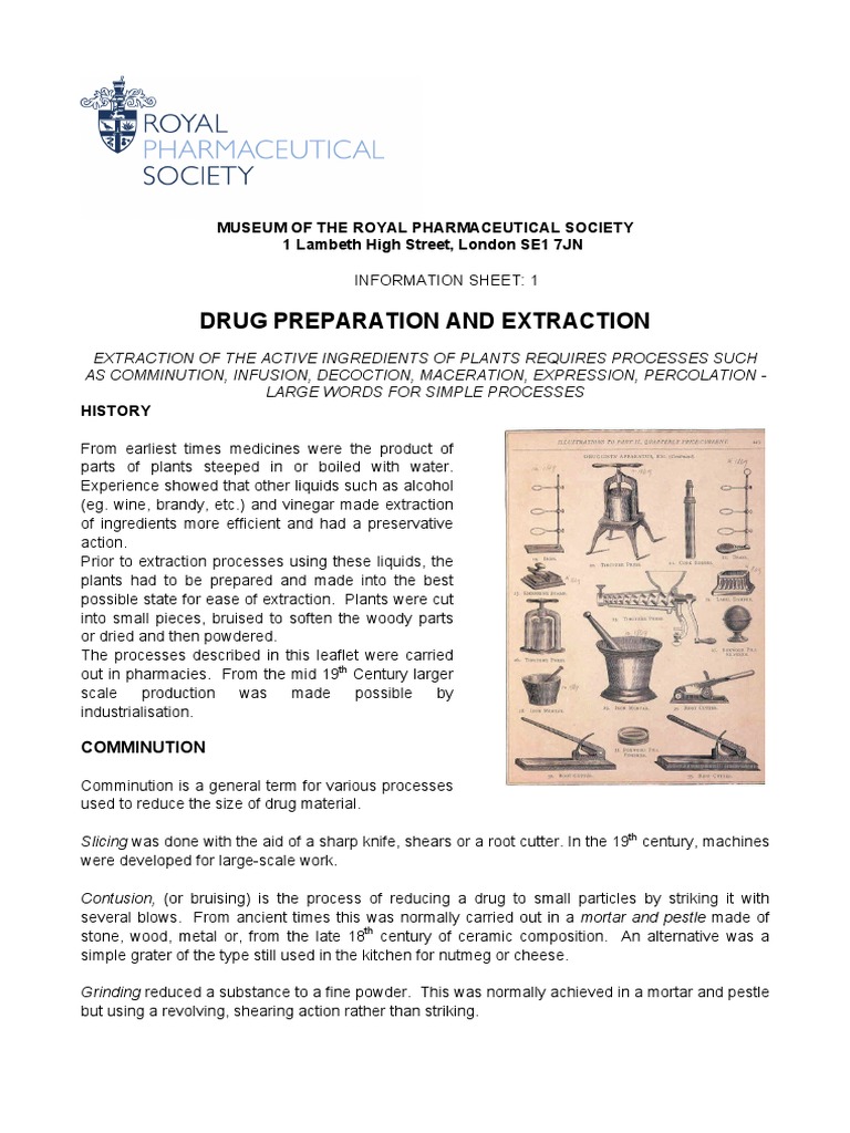 01 Drug Prepn and Extractn | PDF | Solution | Water