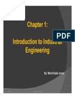 1.1 - Introduction To Industrial Eng - L1 PDF