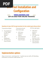 SAP Fiori Installaion and Configuration