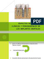 Seminario PERIODONCIA-implantes Dentales