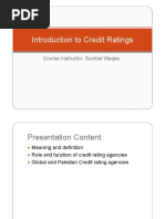 Credit Rating Lecture 1