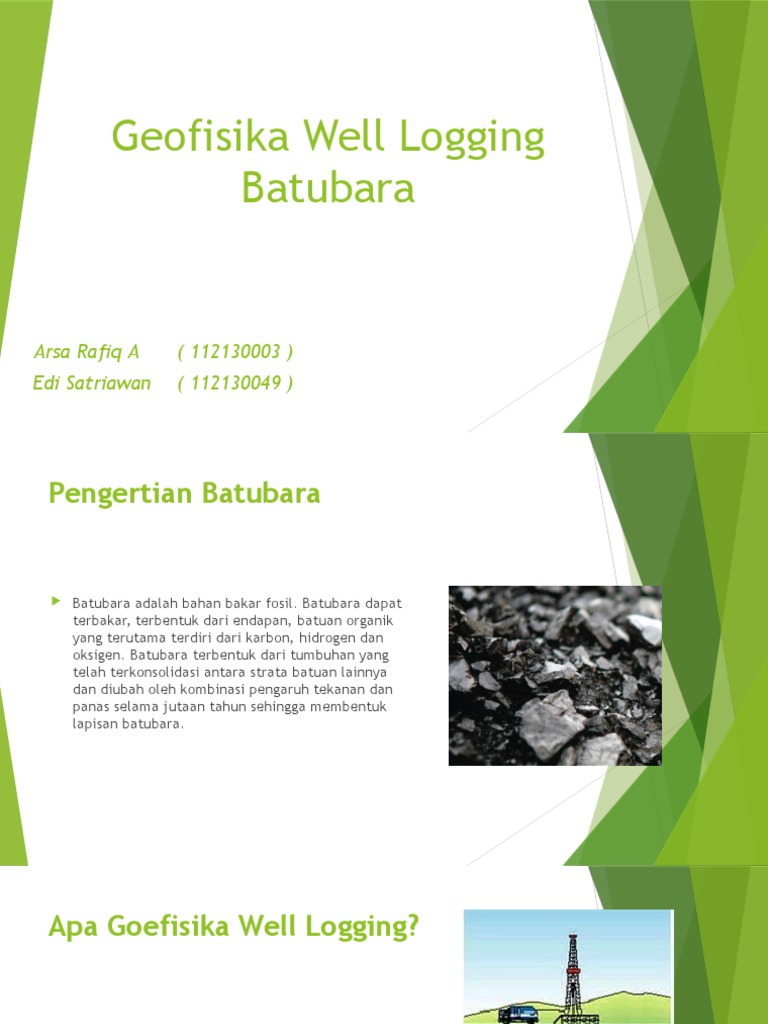 Metode Well Logging untuk Batubara | PDF | Sains & Matematika ...