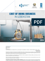 Uzbekistan Cost of Doing Business