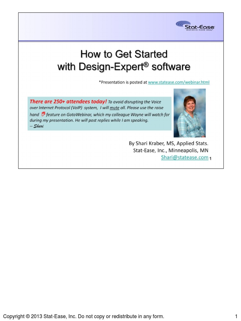 How To Get Started With Design-Expert | PDF | Errors And Residuals ...