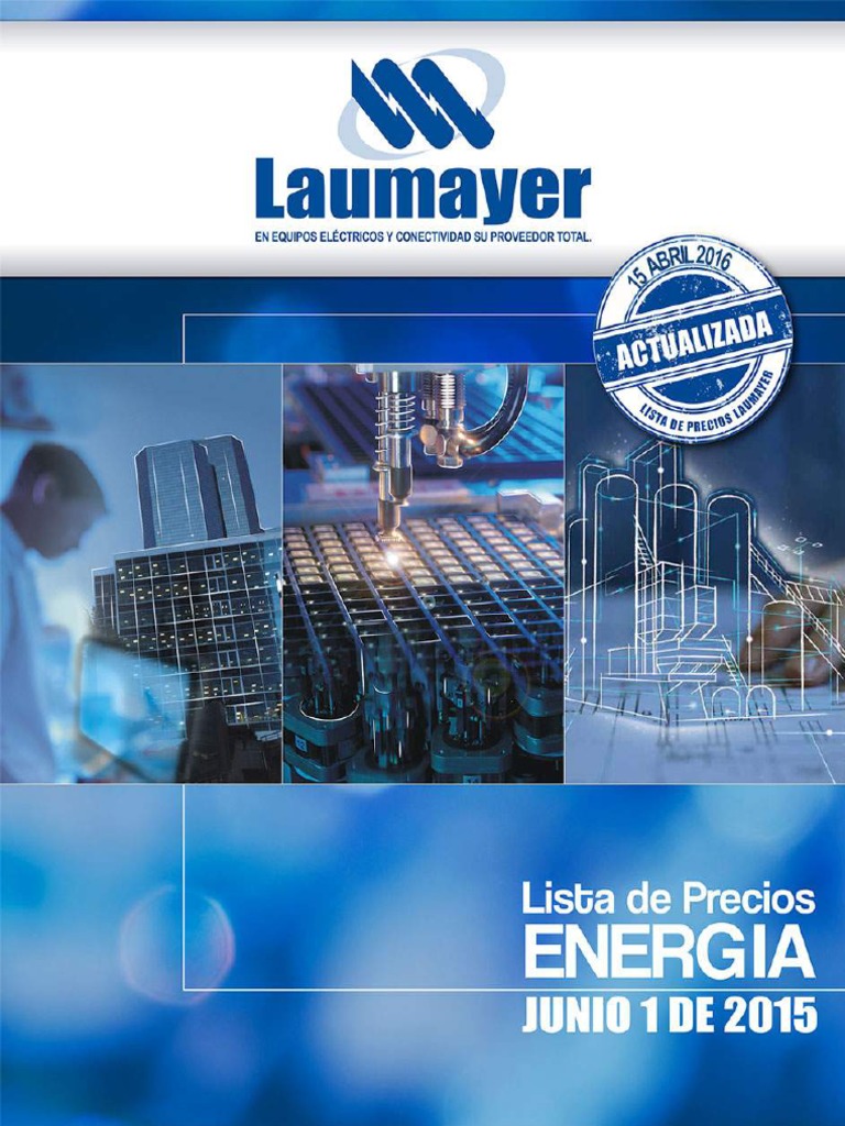Lista de Precios Energia Laumayer Relé Transformador Prueba