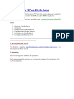 Montar Servidor FTP Con Filezilla PDF