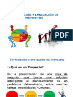 Formulación y Evaluación de Proyectos (1ra Unidad)