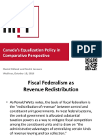 Canada’s Equalization Policy in Comparative Perspective