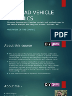 DIYguru: Offroad Vehicle Dynamics - Course Outline