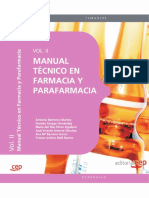 Manual Tecnico de Farmacia y Parafarmacia. Vol. II