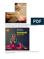 Bharata Natyam Is A Form of Indian Classical Dance That Originated in The Temples of Tamil Nadu and Is Known For Its Grace