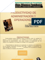 Productividad de Administraccion