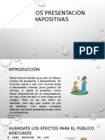 Consejos presentación Diapositivas