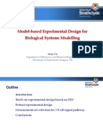 Model-Based Experimental Design For Biological Systems Modelling