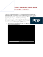 Download Cara Nak Install Windows 7 Dan Format by MUSA ISMAIL SN32806946 doc pdf