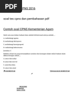 Download Soal Tes Cpns Dan Pembahasan PDF _ Latihan Soal CPNS 2016 by Solachuddin Sohud SN328070836 doc pdf