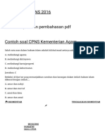 Soal Tes Cpns Dan Pembahasan PDF _ Latihan Soal CPNS 2016