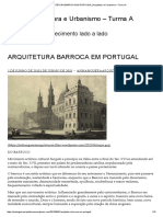 Arquitetura Barroca Em Portugal _ Arquitetura e Urbanismo