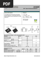 60V Dual N-Channel MOSFET: Features General Description