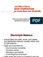 Electrolytes & Acid-Base Homeostasis (Keseimbangan Asam-Basa Dan Elektrolit)
