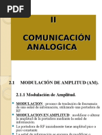 U2 - COMUNICACIÓN ANALÓGICA