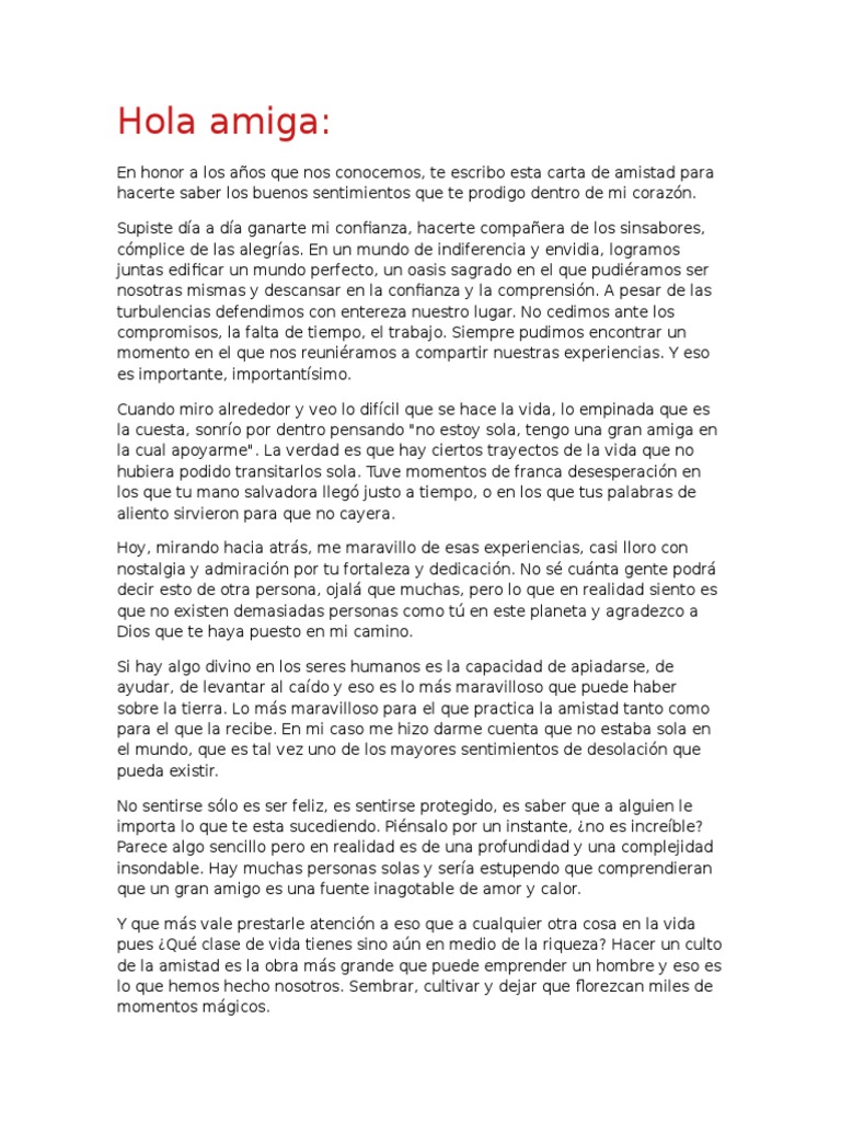 Hola Amiga | PDF | Felicidad | Amor, image size:768x1024