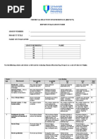 Chemical Reaction Engineering Ii (Bkf3472) Report Evaluation Form