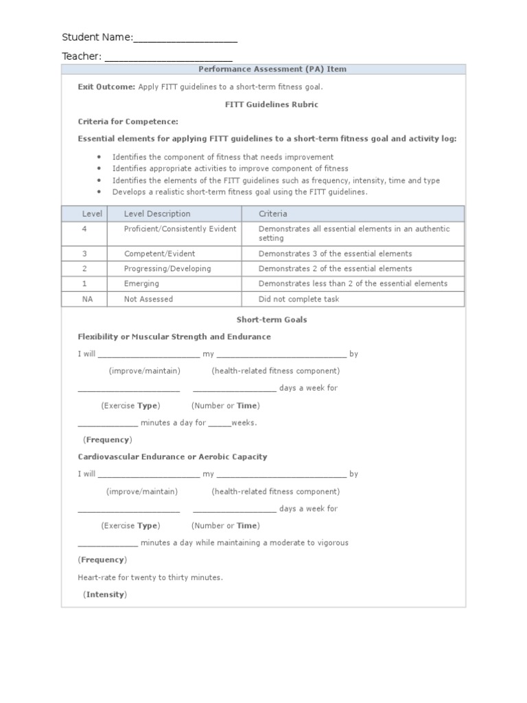 Performance Assessmenta | PDF