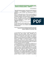 Deudas y Desafíos en La Educación de Jóvenes y Adultos PDF