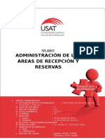 Adm. de Las Áreas de Recepción y Reservas Rosario Fernandez 2014 II Martes